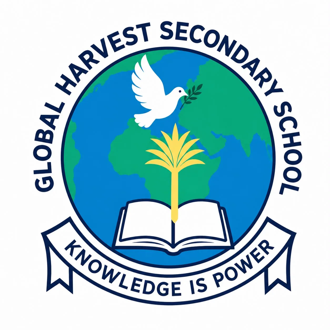 Global Harvest Secondary School Logo